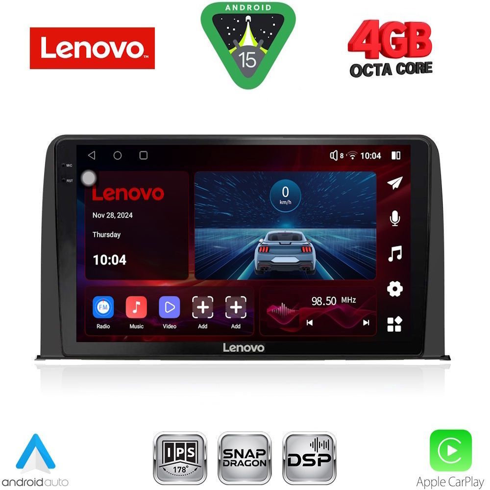 Βλησαρούλης Car Center - LENOVO SSV 9199_CPA (10inc) MULTIMEDIA TABLET for HONDA CRV mod. 2017>