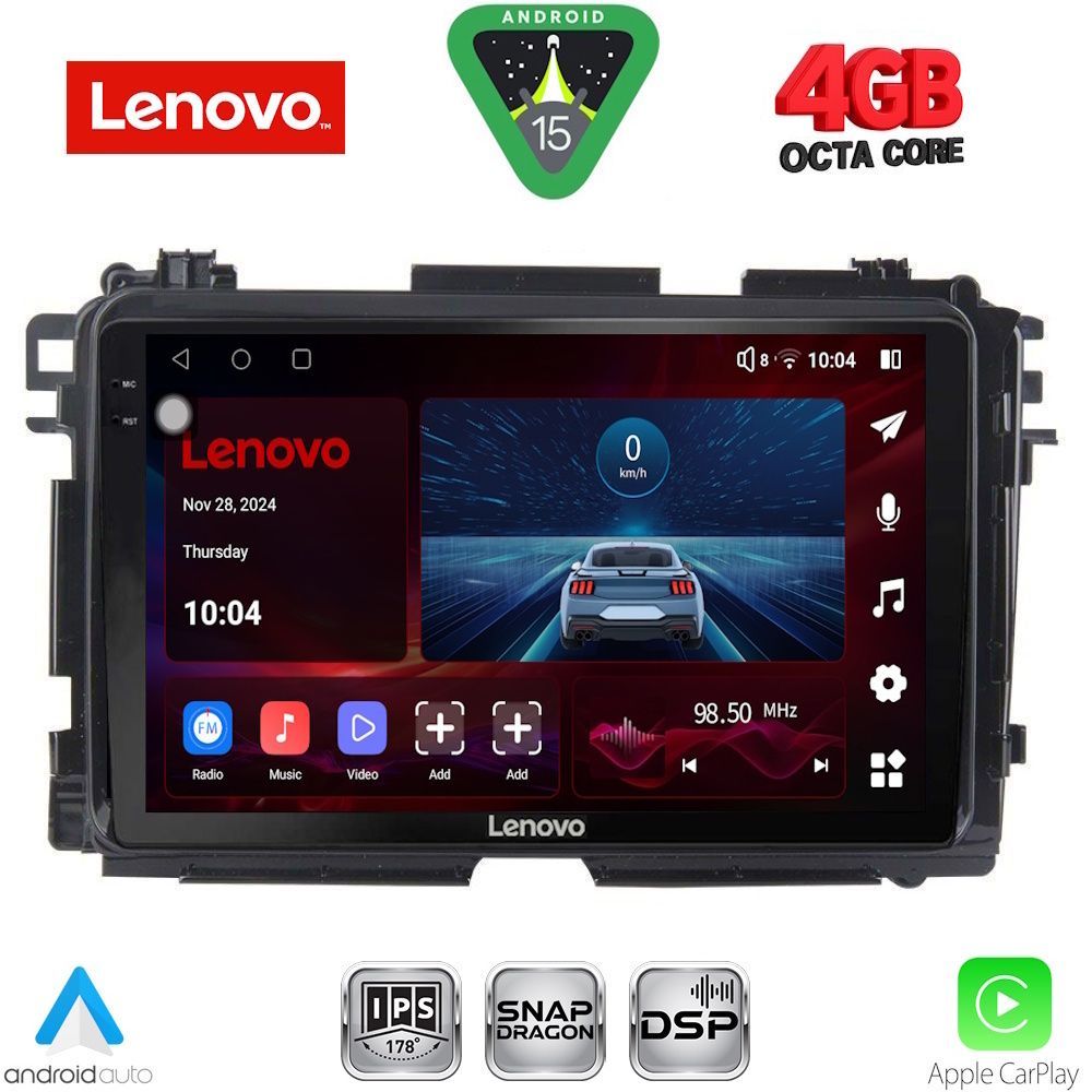Βλησαρούλης Car Center - LENOVO SSV 9201_CPA (9inc) MULTIMEDIA TABLET for HONDA HRV mod. 2015-2021
