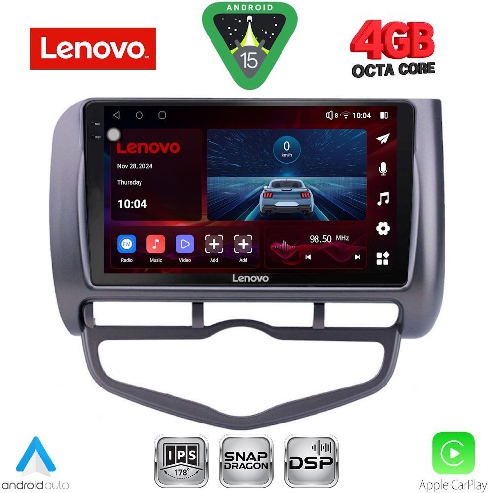 Βλησαρούλης Car Center - LENOVO SSV 9210_CPA CLIMA (9inc) MULTIMEDIA TABLET for HONDA JAZZ mod. 2002-2008