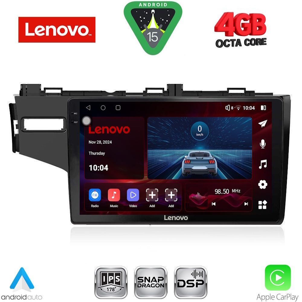 Βλησαρούλης Car Center - LENOVO SSV 9212_CPA (10inc) MULTIMEDIA TABLET for HONDA JAZZ mod. 2013>