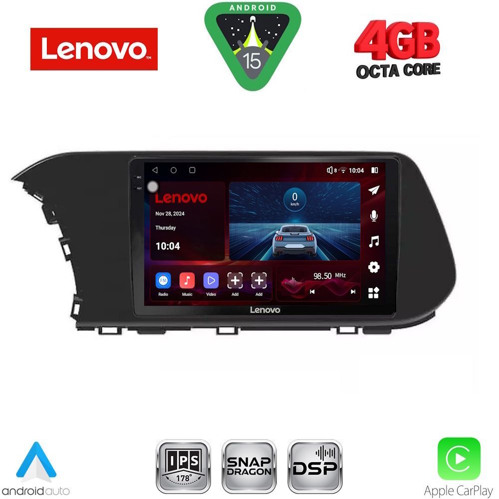 Βλησαρούλης Car Center - LENOVO SSV 9220_CPA CLIMA (10inc) MULTIMEDIA TABLET for HYUNDAI i20 - BAYON mod. 2021>