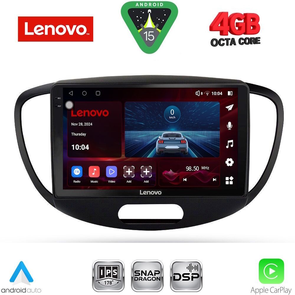 Βλησαρούλης Car Center - LENOVO SSV 9223_CPA (9inc) MULTIMEDIA TABLET for HYUNDAI i10 mod. 2008-2013