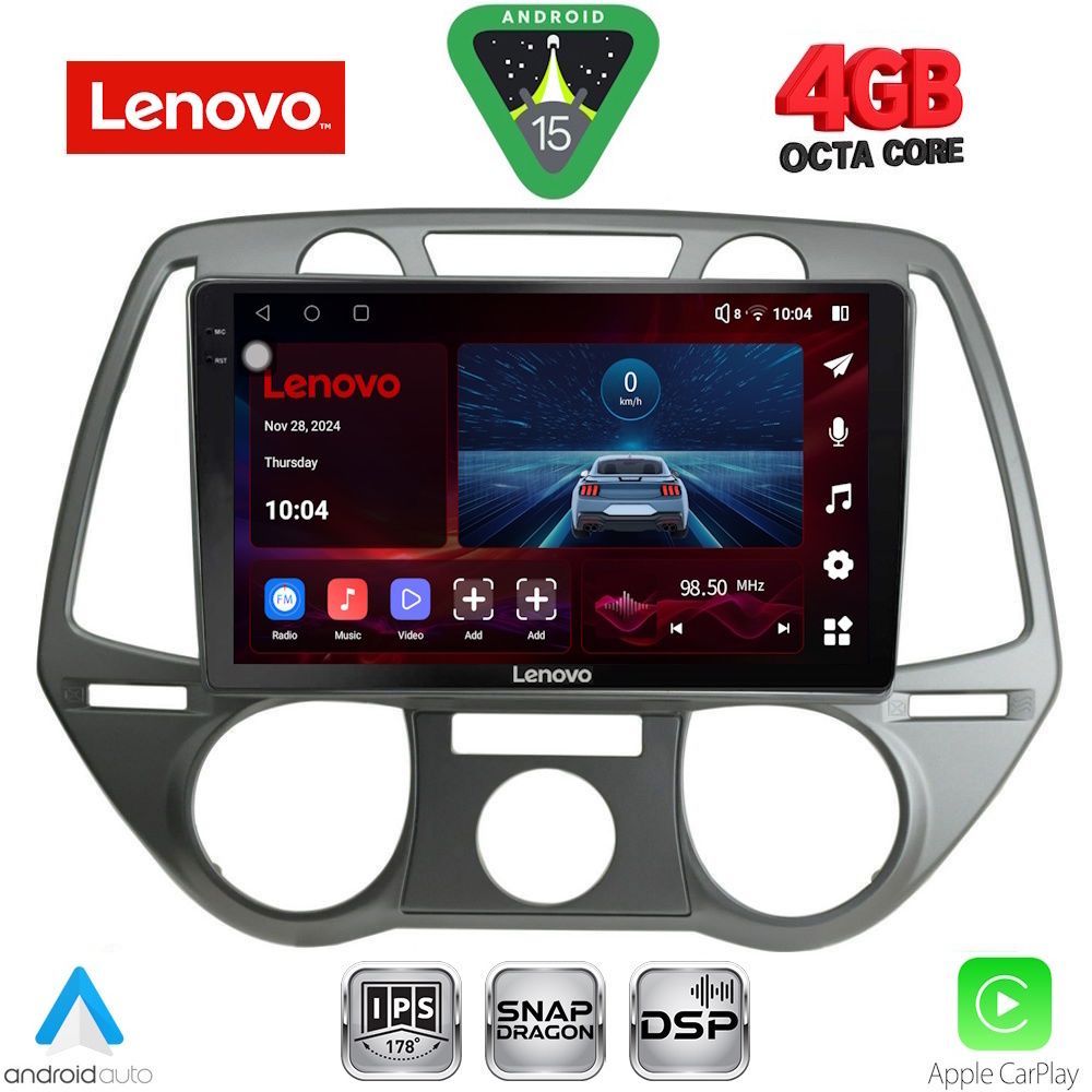 Βλησαρούλης Car Center - LENOVO SSV 9228_CPA A/C (9inc) MULTIMEDIA TABLET for HYUNDAI i20 mod. 2008-2012