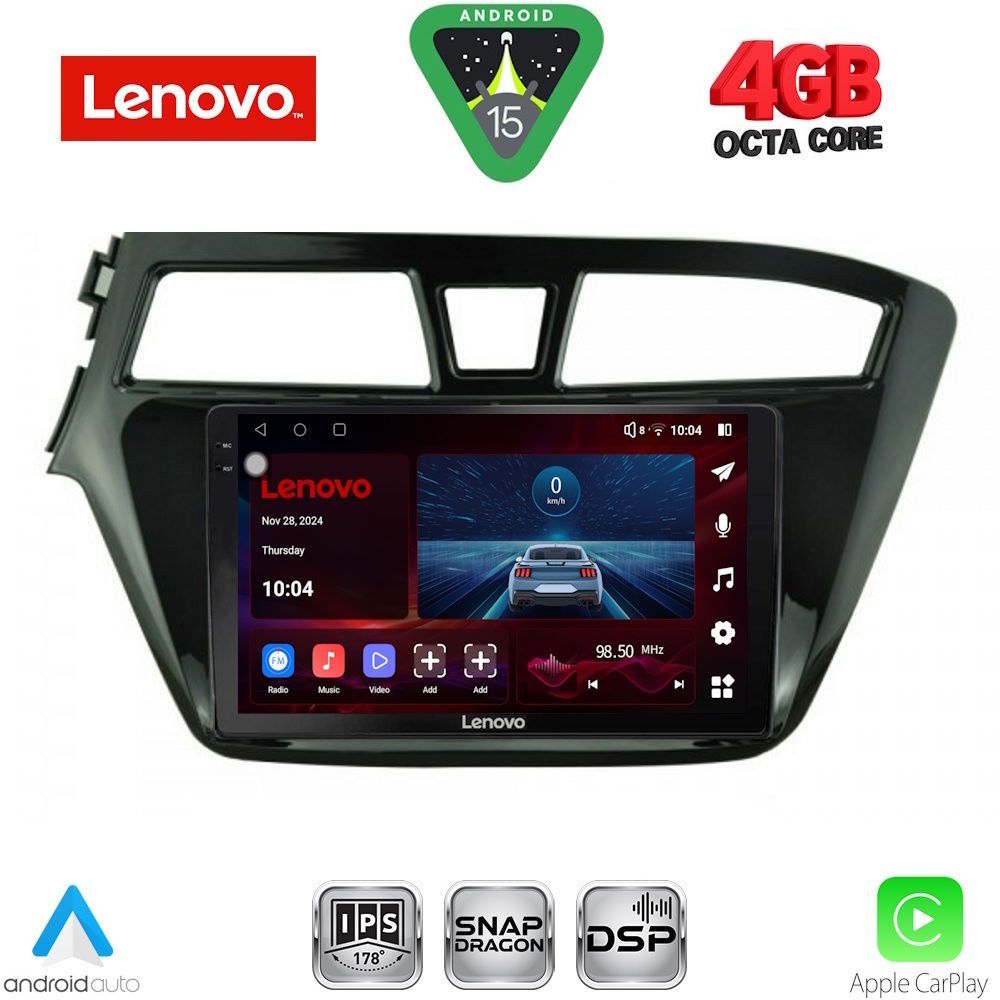 Βλησαρούλης Car Center - LENOVO SSV 9229_CPA (9inc) MULTIMEDIA TABLET for HYUNDAI i20 mod. 2014-2018