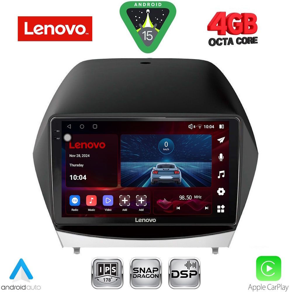 Βλησαρούλης Car Center - LENOVO SSV 9235_CPA (10inc) MULTIMEDIA TABLET for HYUNDAI iX35  mod. 2010-2015