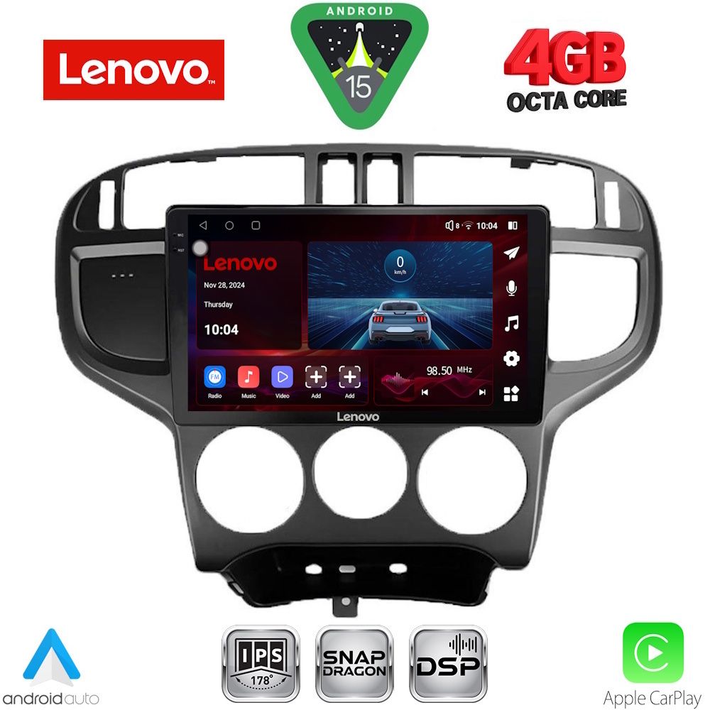 Βλησαρούλης Car Center - LENOVO SSV 9240_CPA (9inc) MULTIMEDIA TABLET for HYUNDAI MATRIX mod. 2001-2010