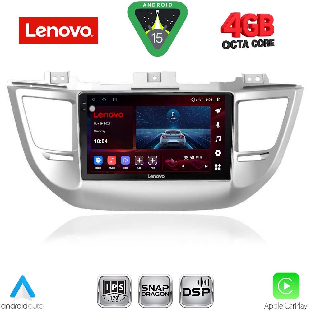 Βλησαρούλης Car Center - LENOVO SSV 9243_CPA (9inc) MULTIMEDIA TABLET for HYUNDAI TUCSON  mod. 2015-2019