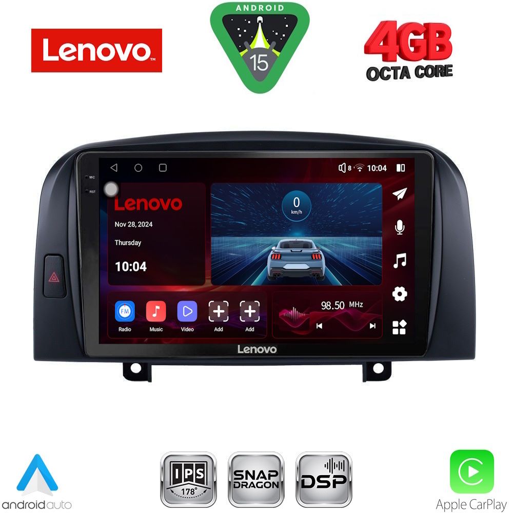 Βλησαρούλης Car Center - LENOVO SSV 9248_CPA (9inc) MULTIMEDIA TABLET for HYUNDAI  SONATA mod. 2006-2009