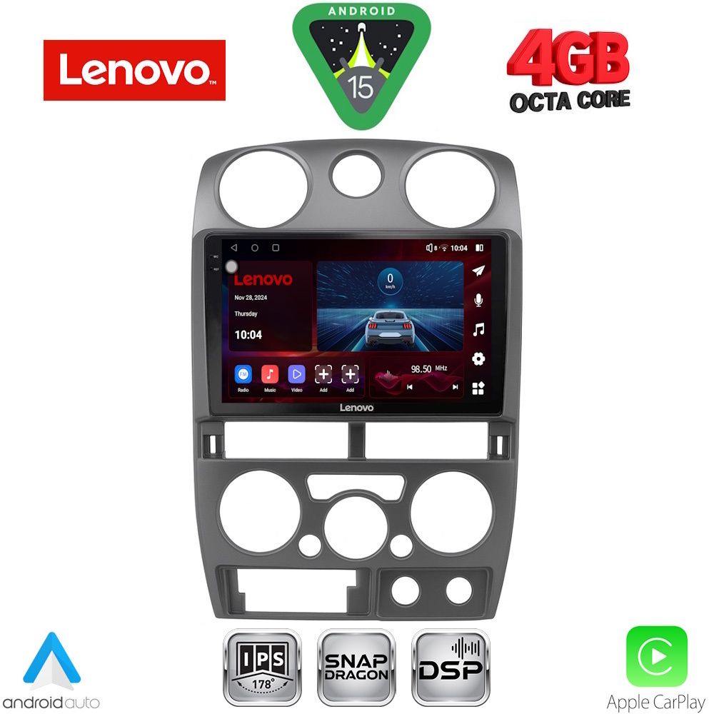 Βλησαρούλης Car Center - LENOVO SSV 9254GR_CPA (9inc) MULTIMEDIA TABLET for ISUZU D-MAX mod. 2008-2012 (GREY)