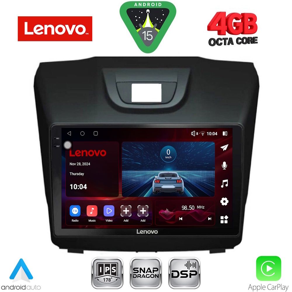 Βλησαρούλης Car Center - LENOVO SSV 9255_CPA (9inc) MULTIMEDIA TABLET for ISUZU DMAX mod. 2012>