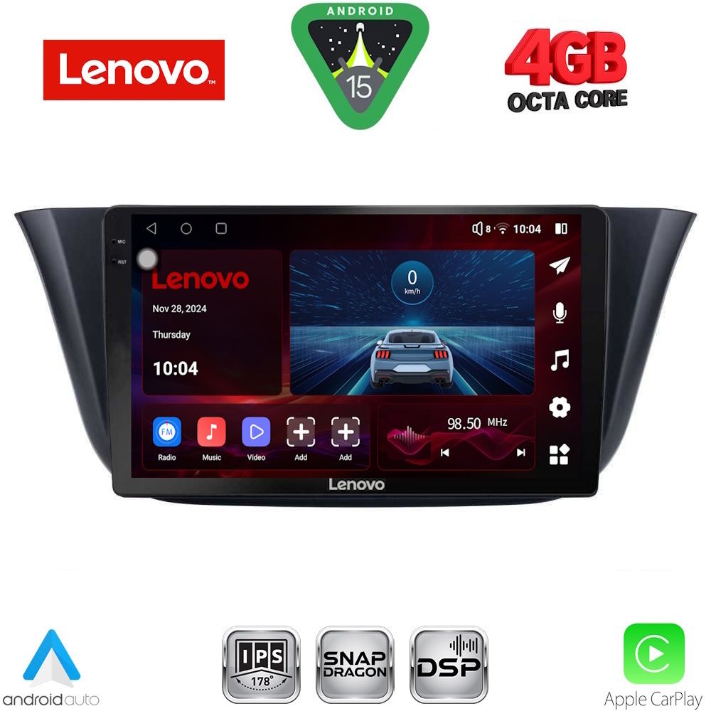 Βλησαρούλης Car Center - LENOVO SSV 9265_CPA (9inc) MULTIMEDIA TABLET for IVECO DAILY mod. 2014>