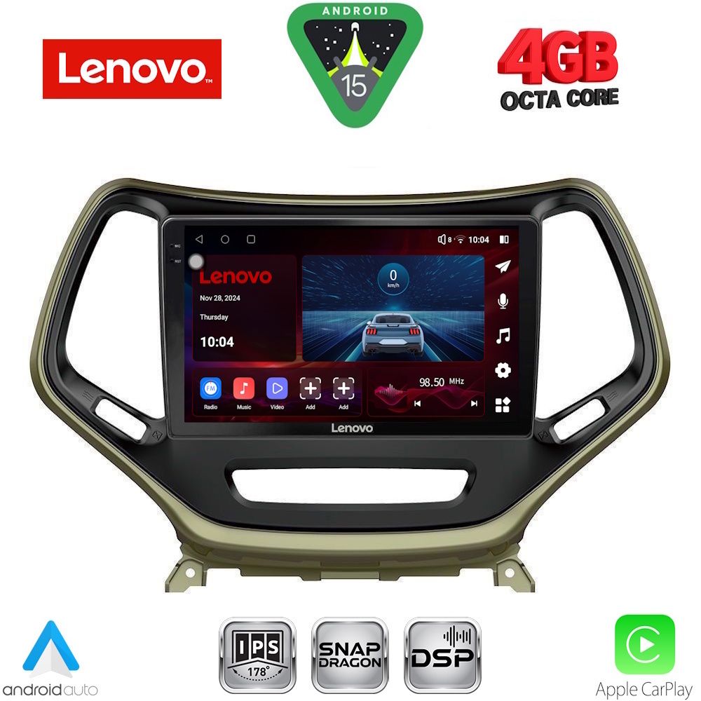 Βλησαρούλης Car Center - LENOVO SSV 9273_CPA (10inc) MULTIMEDIA TABLET for JEEP  CHEROKEE mod. 2014>