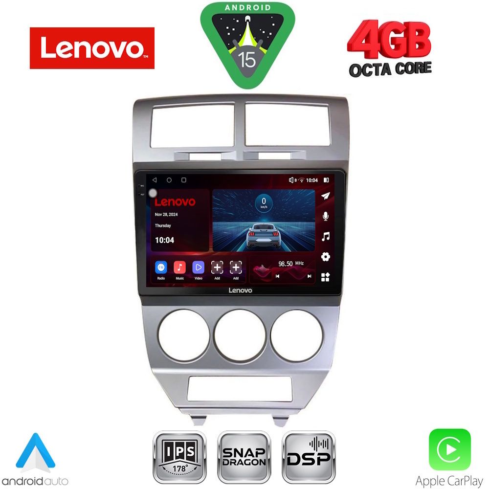 Βλησαρούλης Car Center - LENOVO SSV 9275_CPA (10inc) MULTIMEDIA TABLET for DODGE CALIBER mod. 2006-2012