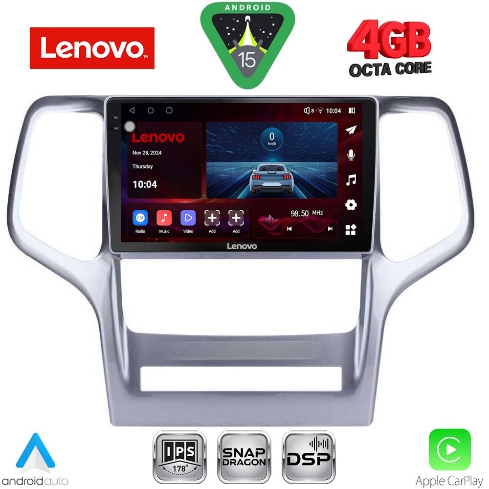 Βλησαρούλης Car Center - LENOVO SSV 9282_CPA (9inc) MULTIMEDIA TABLET for JEEP GRAND CHEROKEE mod. 2011-2014