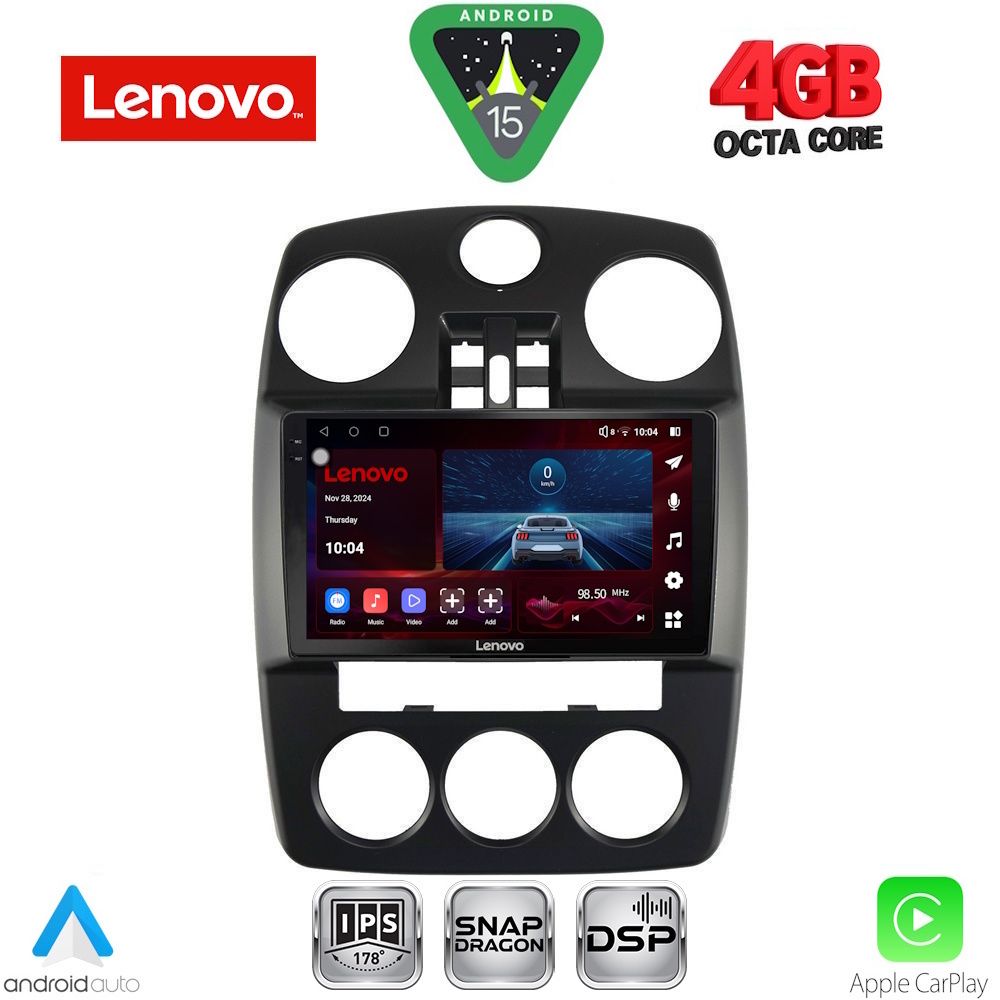 Βλησαρούλης Car Center - LENOVO SSV 9287_CPA (9inc) MULTIMEDIA for CHRYSLER PT CRUISER mod. 2005-2010