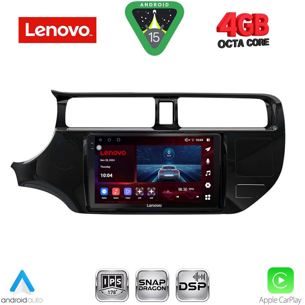 Βλησαρούλης Car Center - LENOVO SSV 9314_CPA (9inc) MULTIMEDIA TABLET for KIA RIO mod. 2012-2015