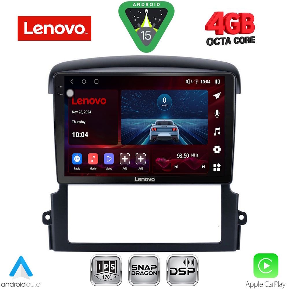 Βλησαρούλης Car Center - LENOVO SSV 9317_CPA (9inc) MULTIMEDIA TABLET for KIA SORENTO mod. 2006-2009