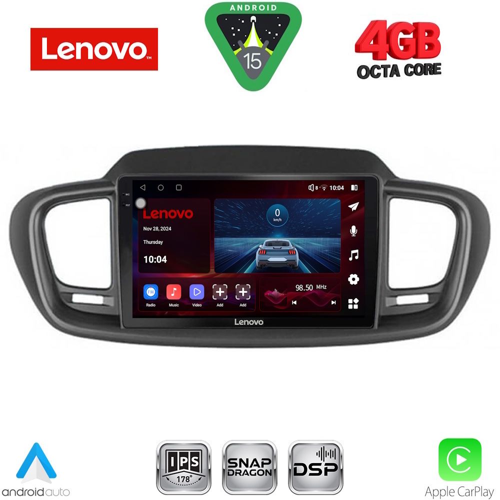 Βλησαρούλης Car Center - LENOVO SSV 9319_CPA (10inc) MULTIMEDIA TABLET for KIA SORENTO mod. 2014-2020