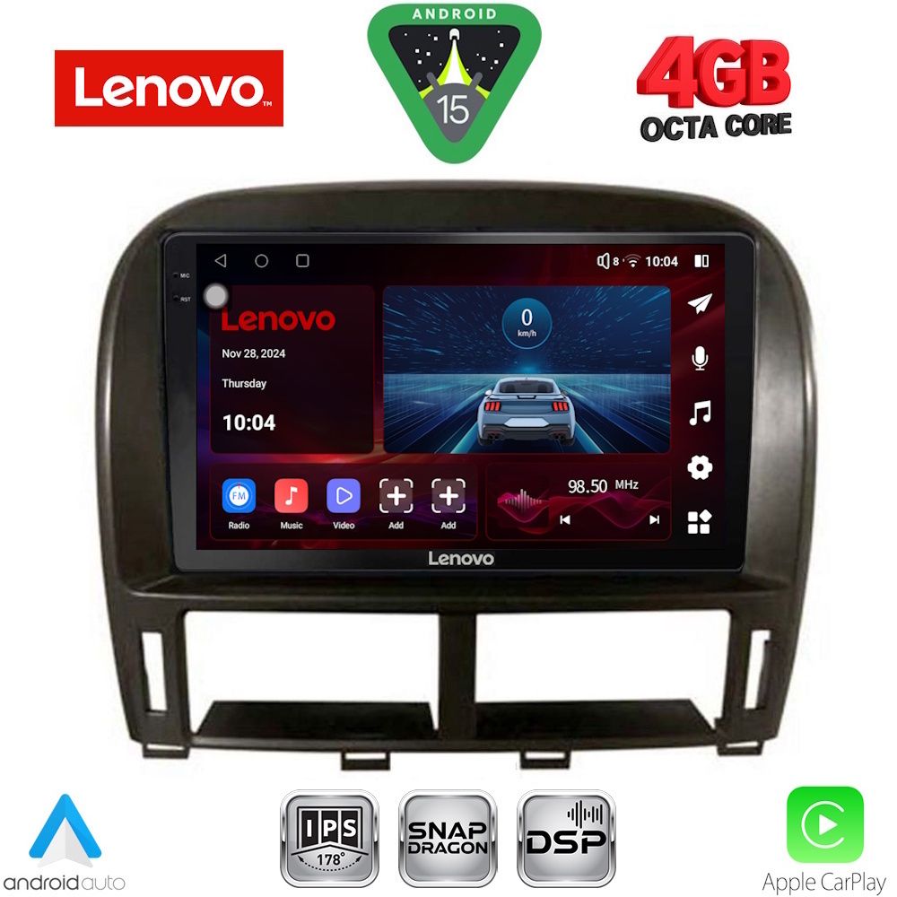 Βλησαρούλης Car Center - LENOVO SSV 9343_CPA (9inc) MULTIMEDIA TABLET for LEXUS LS 430 – XF 430 mod. 2000-2006