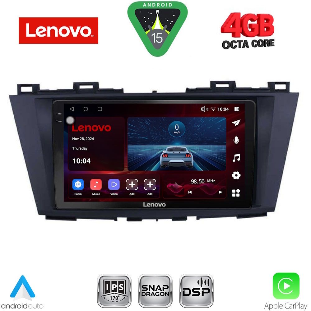 Βλησαρούλης Car Center - LENOVO SSV 9371_CPA (9inc) MULTIMEDIA TABLET for MAZDA 5 mod. 2011>