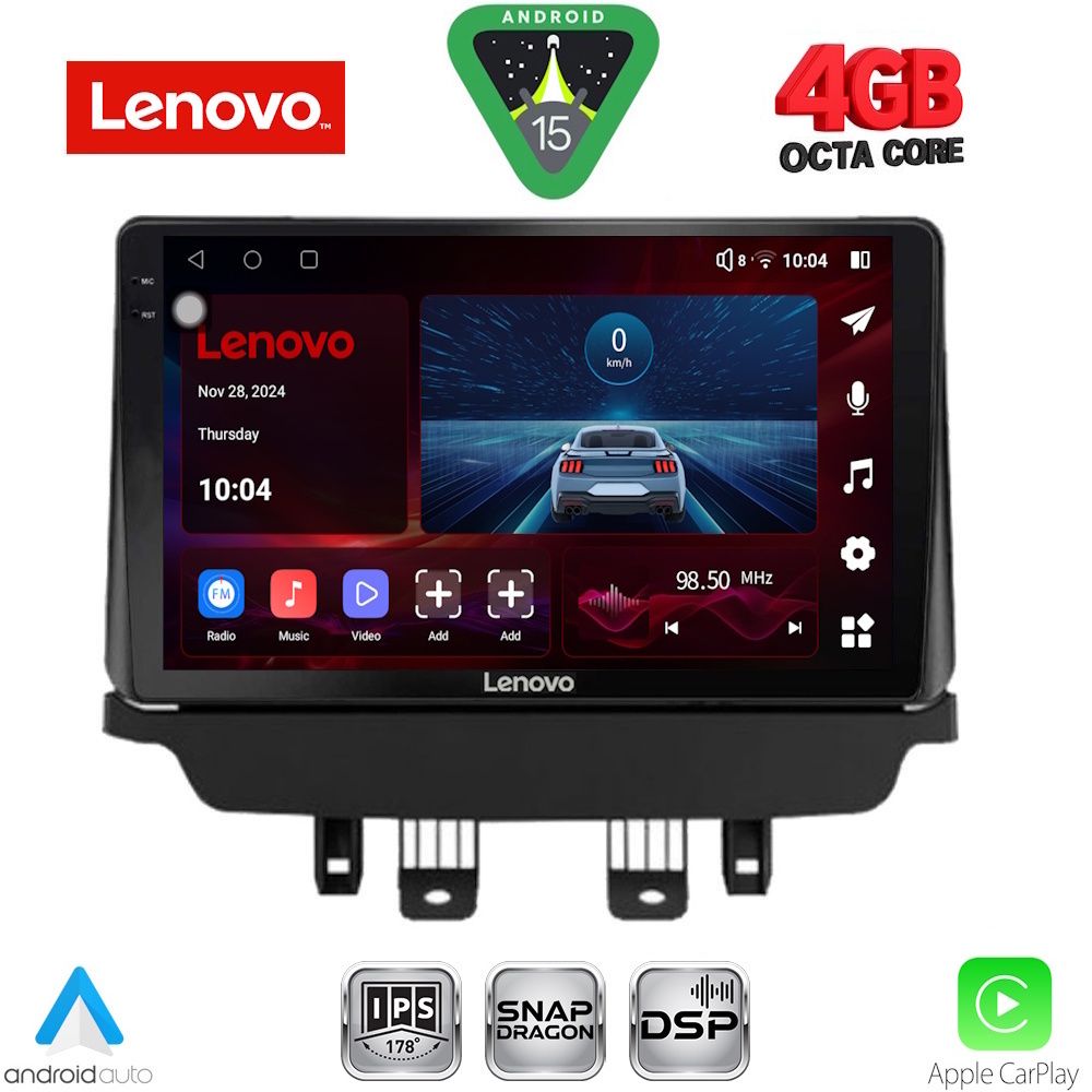 Βλησαρούλης Car Center - LENOVO SSV 9384_CPA (9inc) MULTIMEDIA TABLET for MAZDA CX3 mod. 2014>