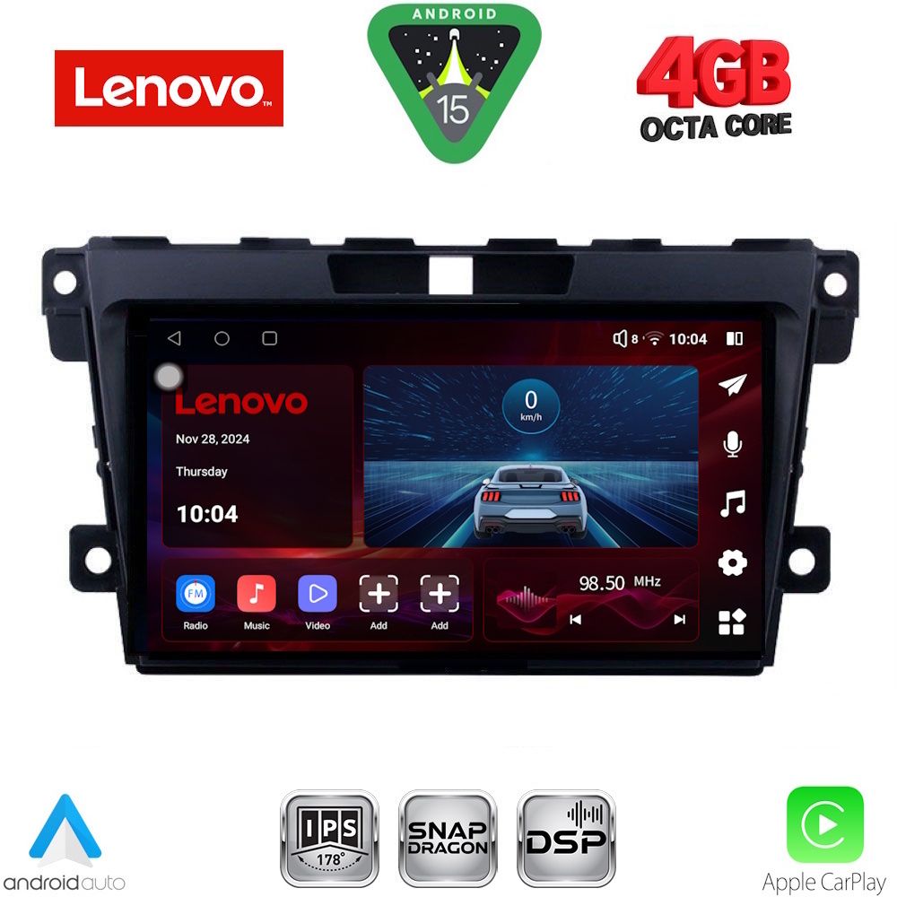 Βλησαρούλης Car Center - LENOVO SSV 9389_CPA (9inc) MULTIMEDIA TABLET for MAZDA CX7  mod. 2006-2012