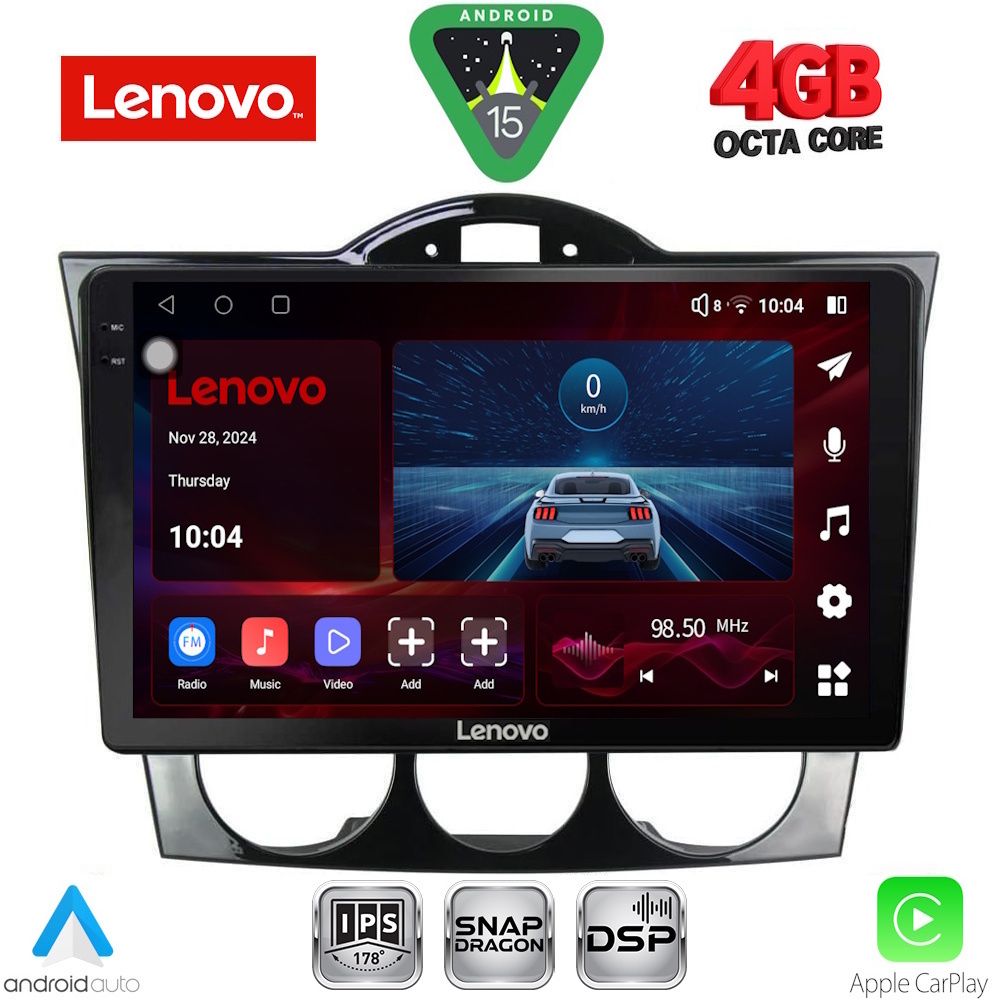 Βλησαρούλης Car Center - LENOVO SSV 9394_CPA (9inc) MULTIMEDIA TABLET for MAZDA RX8 mod. 2001-2008