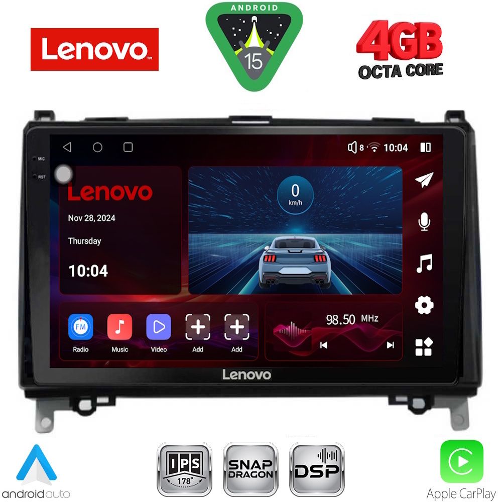 Βλησαρούλης Car Center - LENOVO SSV 9400_CPA (9inc) MULTIMEDIA TABLET for MERCEDES A – B -SPRINTER – VITO mod. 2007>