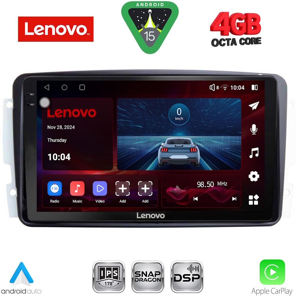 Βλησαρούλης Car Center - LENOVO SSV 9401_CPA (9inc) MULTIMEDIA TABLET for MERCEDES CLK (W209) mod. 2000-2004