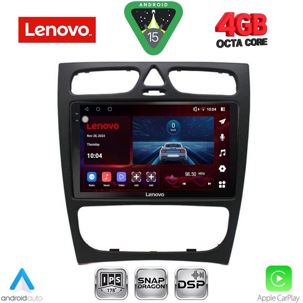 Βλησαρούλης Car Center - LENOVO SSV 9402_CPA (9inc) MULTIMEDIA TABLET for MERCEDES C (W203) mod. 1999-2004