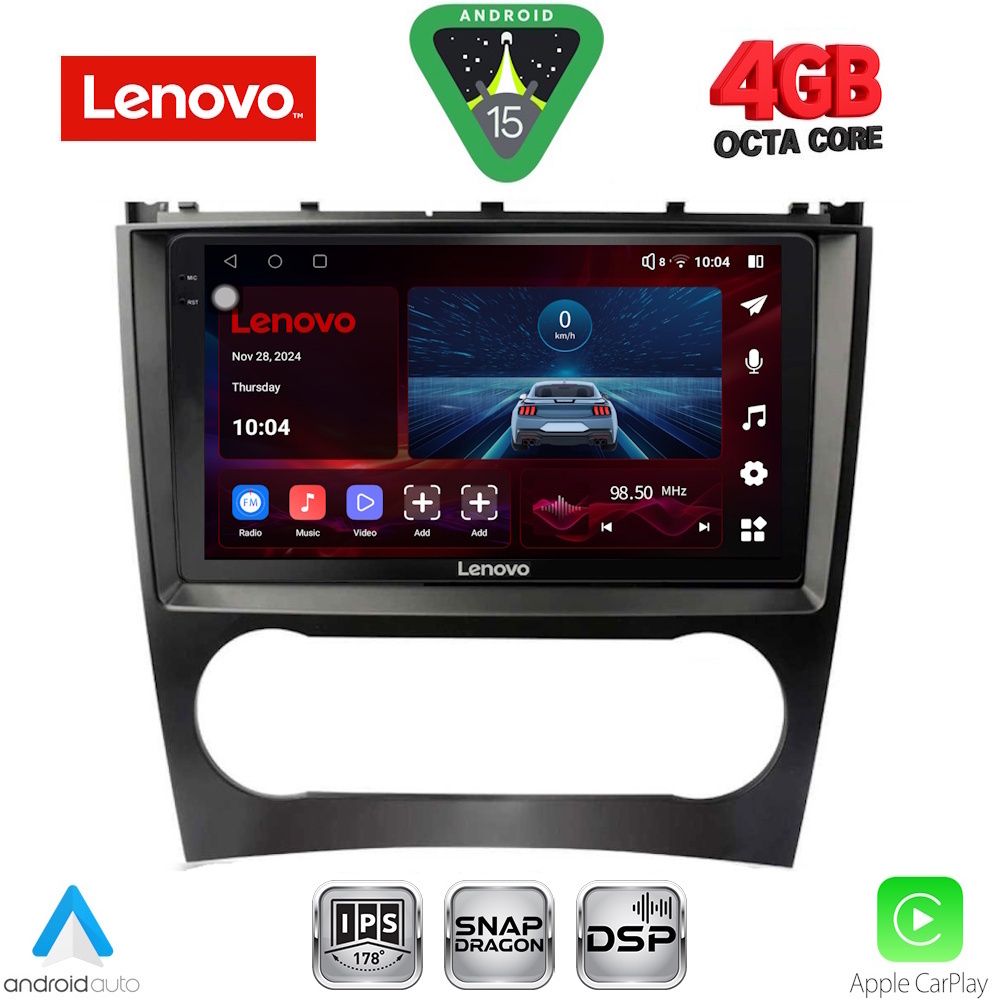 Βλησαρούλης Car Center - LENOVO SSV 9404_CPA (9inc) MULTIMEDIA TABLET for MERCEDES C – CLK (W203-209) mod. 2004-2008