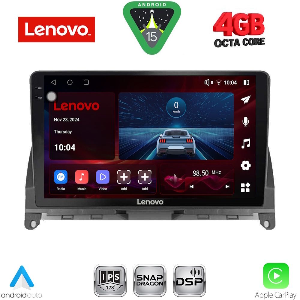 Βλησαρούλης Car Center - LENOVO SSV 9405_CPA (9inc) MULTIMEDIA TABLET for MERCEDES C (W204) mod. 2007-2011