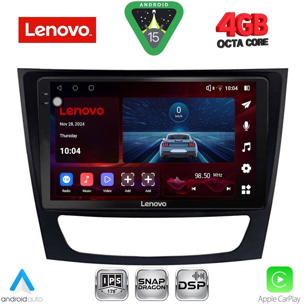 Βλησαρούλης Car Center - LENOVO SSV 9408_CPA (9inc) MULTIMEDIA TABLET for MERCEDES E (W211) – CLS (W219) mod. 2003-2009