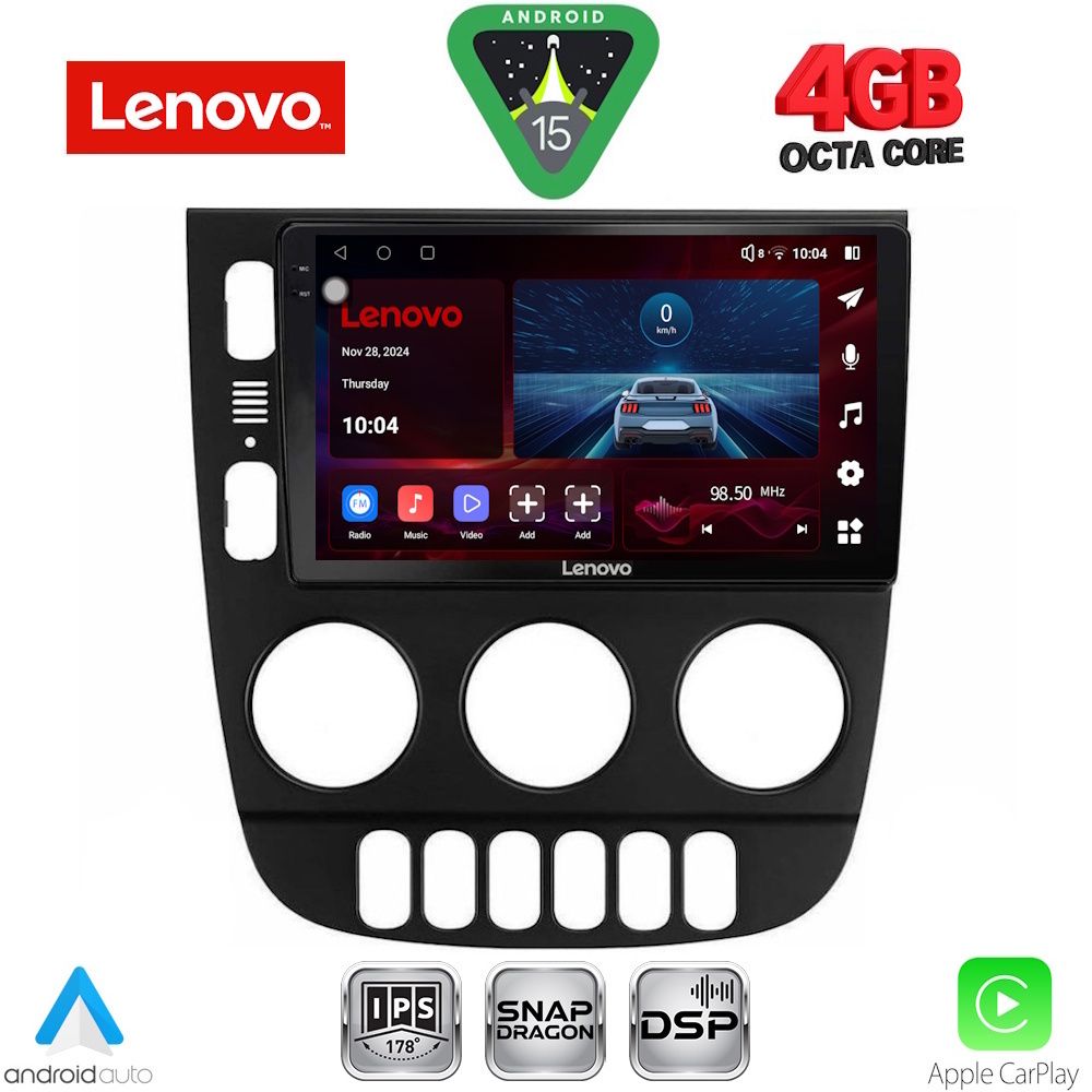 Βλησαρούλης Car Center - LENOVO SSV 9413_CPA (9inc) MULTIMEDIA TABLET for MERCEDES ML (W163) mod. 2002-2005