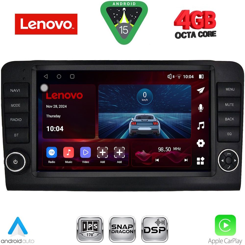 Βλησαρούλης Car Center - LENOVO SSV 9416_CPA (9inc) MULTIMEDIA TABLET for MERCEDES ML (W164) – GL (X164) mod. 2005-2011