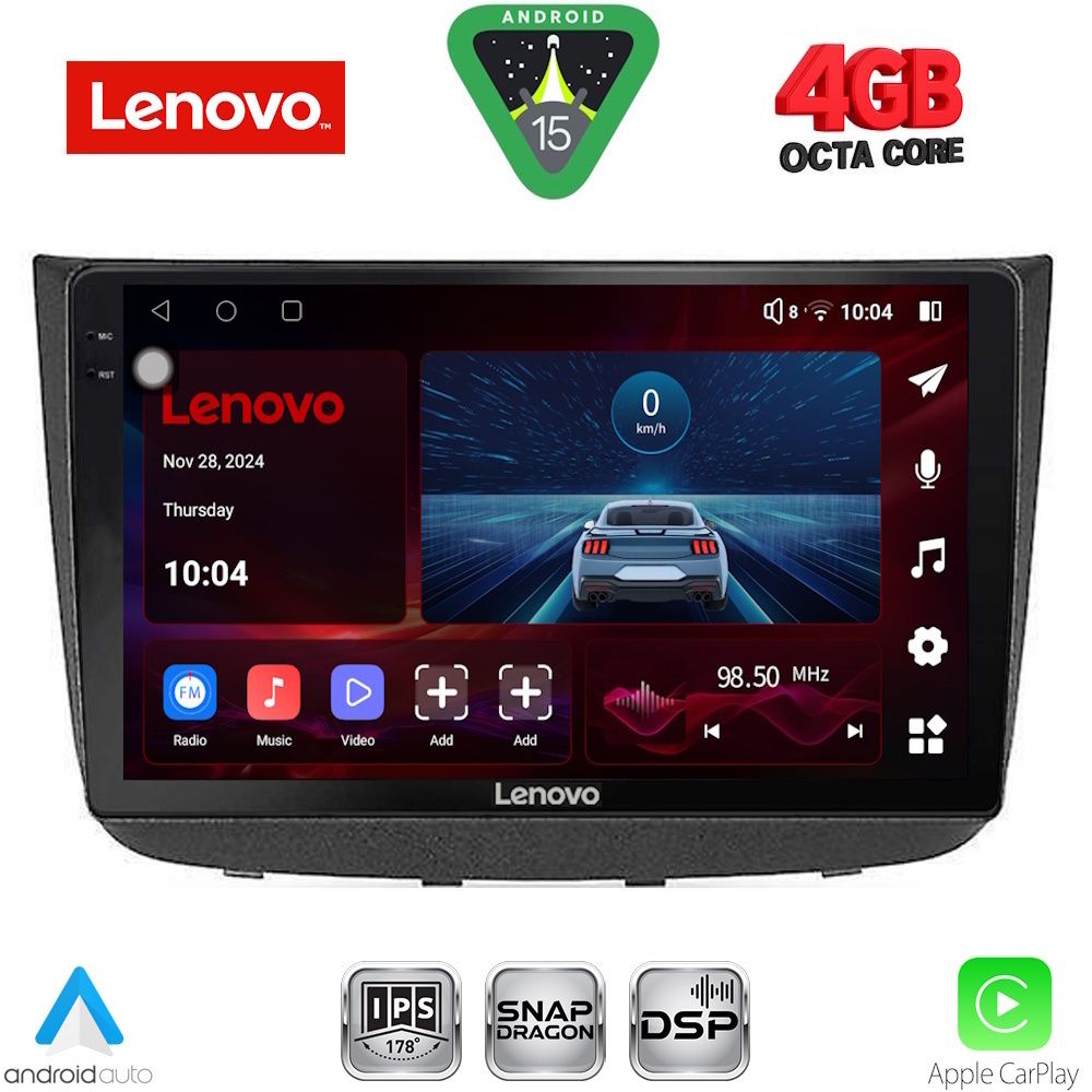 Βλησαρούλης Car Center - LENOVO SSV 9420_CPA (10inc) MULTIMEDIA TABLET for MERCEDES VITO - VIANO (W639) mod. 2003-2007
