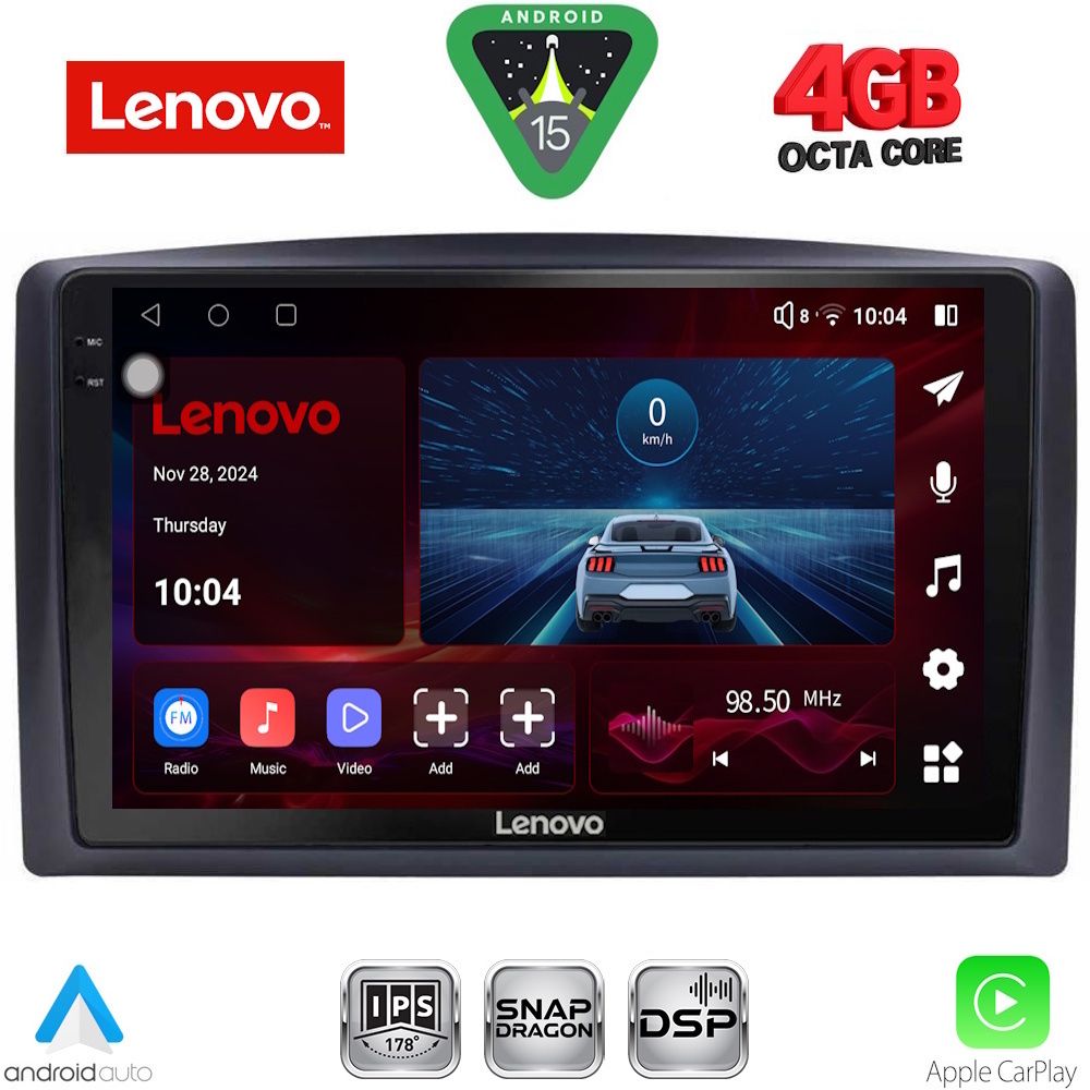 Βλησαρούλης Car Center - LENOVO SSV 9421_CPA (10inc) MULTIMEDIA TABLET for MERCEDES VITO – VIANO  (W447) mod. 2015-2022