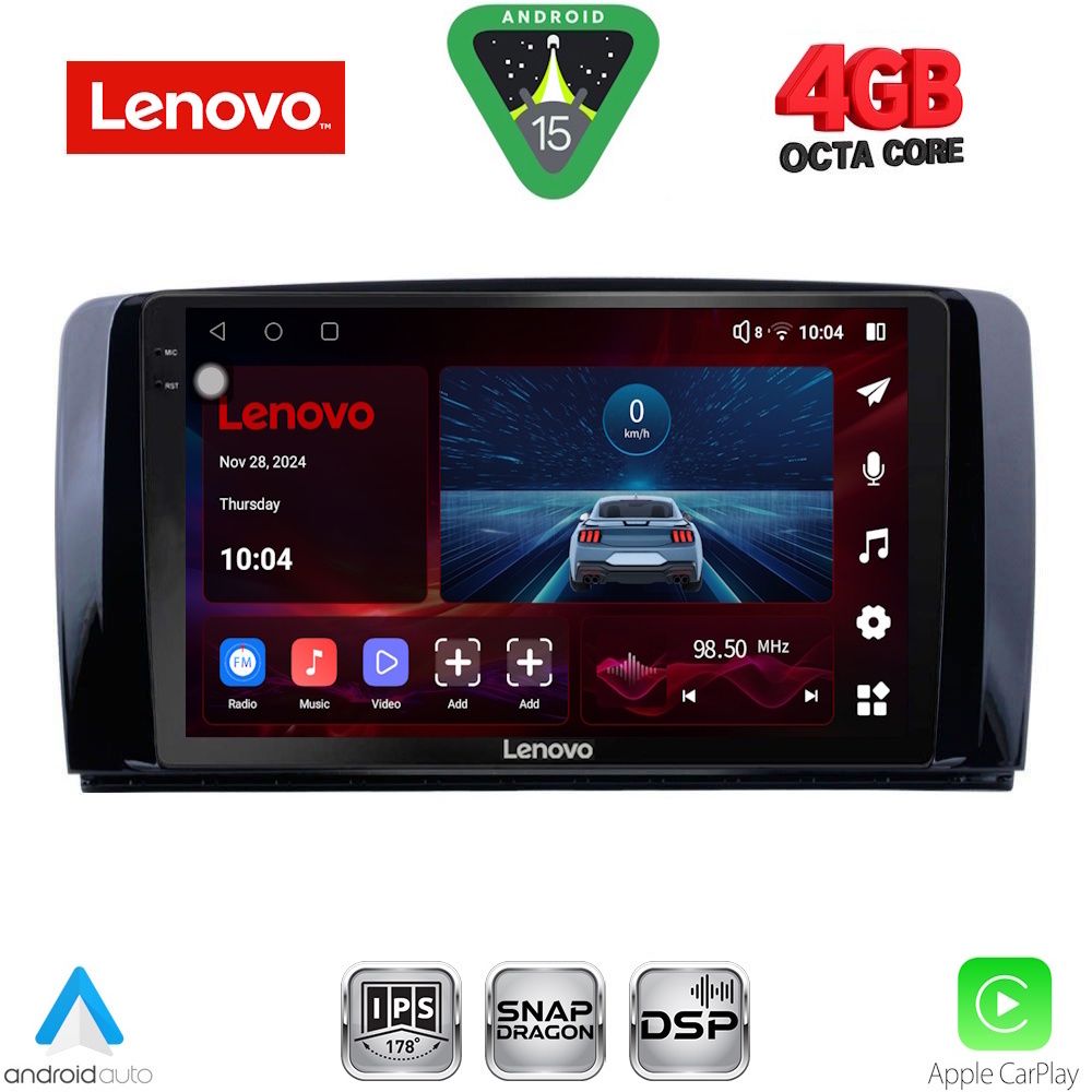 Βλησαρούλης Car Center - LENOVO SSV 9422_CPA (9inc) MULTIMEDIA TABLET for MERCEDES R (W251) mod. 2006-2015