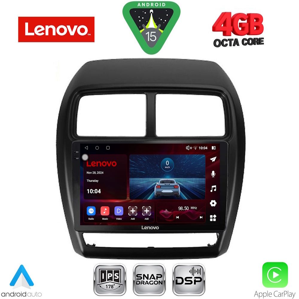 Βλησαρούλης Car Center - LENOVO SSV 9431_CPA (9inc) MULTIMEDIA TABLET for MITSUBISHI ASX mod. 2020>