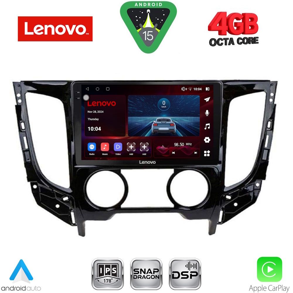 Βλησαρούλης Car Center - LENOVO SSV 9437_CPA A/C (9inc) MULTIMEDIA TABLET for MITSUBISHI L200 mod. 2015> με A/C