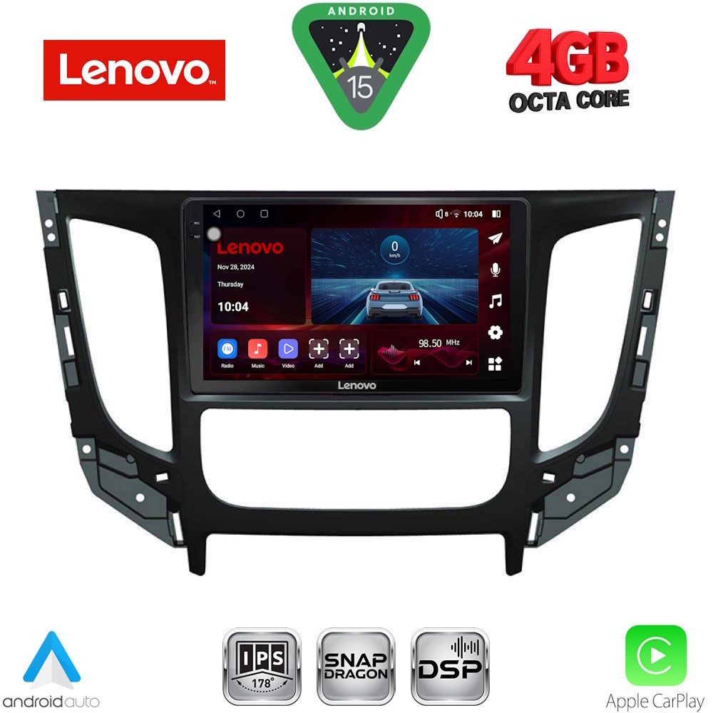 Βλησαρούλης Car Center - LENOVO SSV 9437_CPA CLIMA (9inc) MULTIMEDIA TABLET for MITSUBISHI L200 mod. 2015> με CLIMA