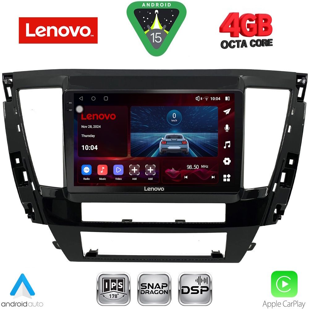 Βλησαρούλης Car Center - LENOVO SSV 9447S_CPA (9inc) MULTIMEDIA TABLET for MITSUBISHI PAJERO SPORT mod. 2020>