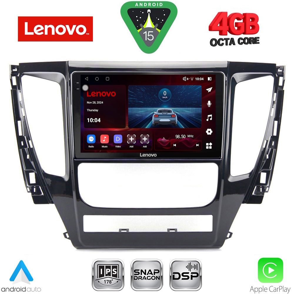 Βλησαρούλης Car Center - LENOVO SSV 9447A_CPA (9inc) MULTIMEDIA TABLET for MITSUBISHI PAJERO mod. 2013-2020