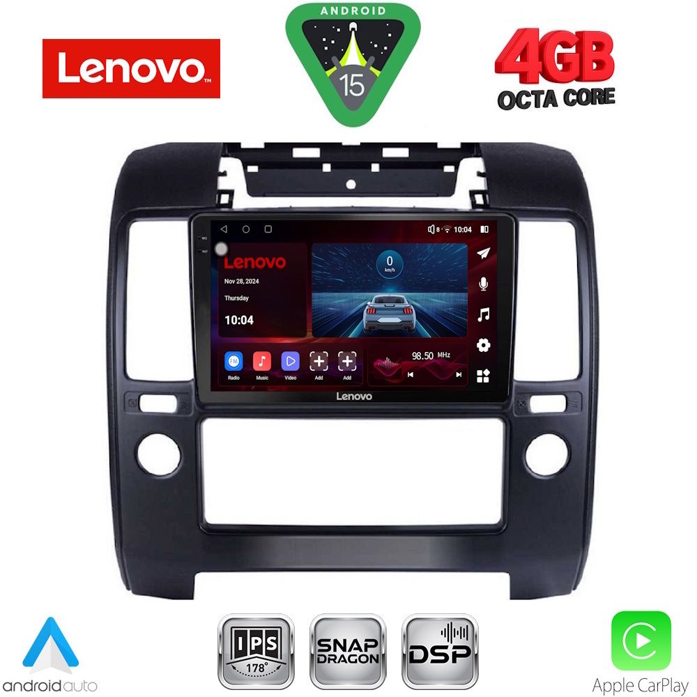 Βλησαρούλης Car Center - LENOVO SSV 9454_CPA A/C (9inc) MULTIMEDIA TABLET for NISSAN NAVARA D40 mod. 2006-2011 με A/C