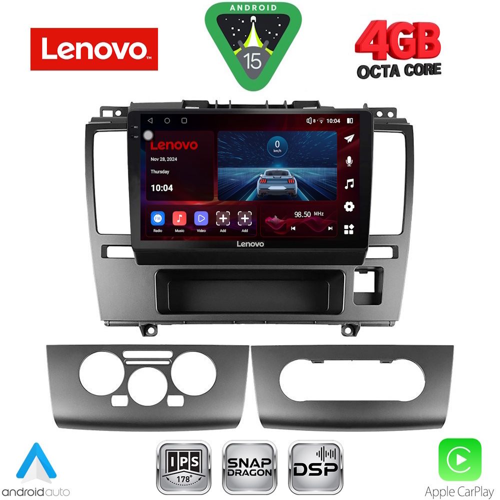 Βλησαρούλης Car Center - LENOVO SSV 9465_CPA (9inc) MULTIMEDIA TABLET for NISSAN TIDA mod. 2004>