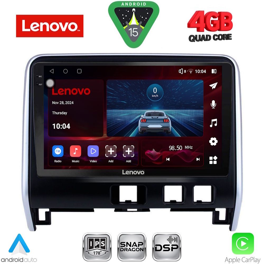 Βλησαρούλης Car Center - LENOVO SSV 9471_CPA (10inc) MULTIMEDIA TABLET for NISSAN SERENA mod. 2016-2022