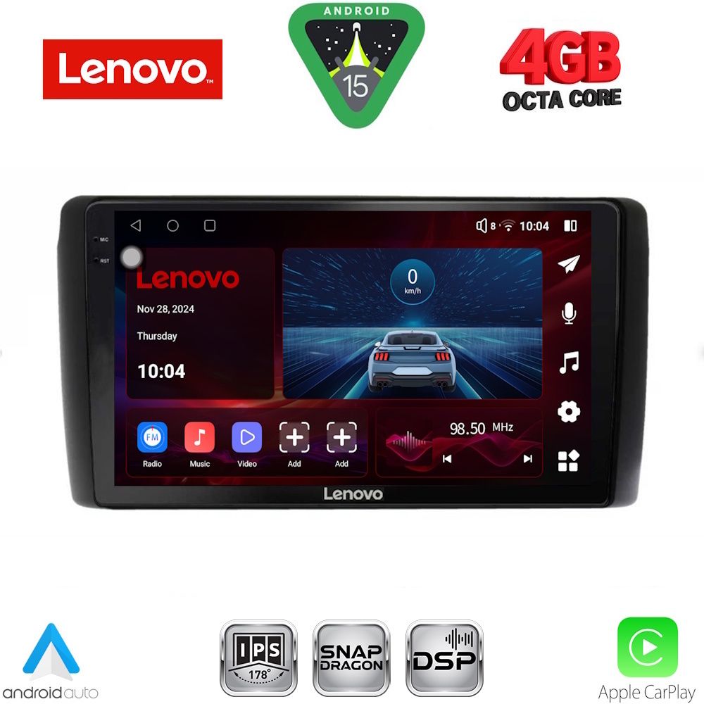 Βλησαρούλης Car Center - LENOVO SSV 9472_CPA (9inc) MULTIMEDIA TABLET for NISSAN LEAF mod. 2009-2017