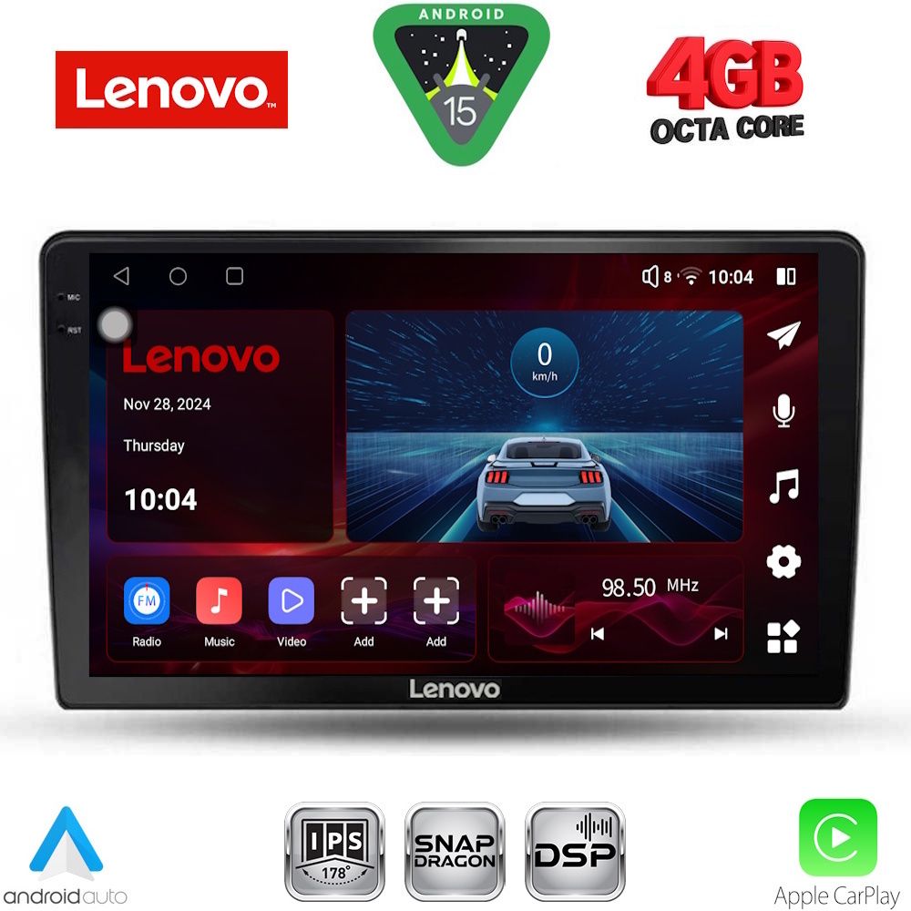 Βλησαρούλης Car Center - LENOVO SSV 9476_CPA (10inc) MULTIMEDIA TABLET for NISSAN XTRAIL mod. 2004-2007