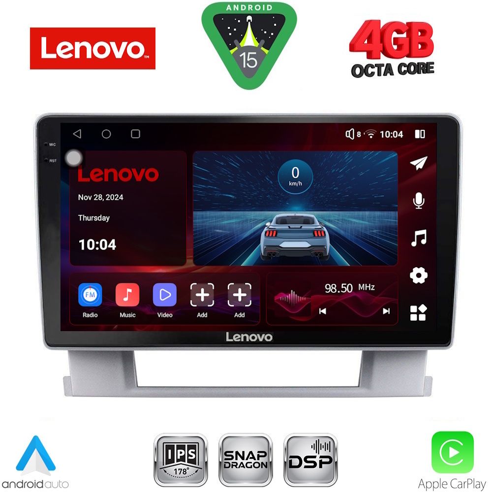 Βλησαρούλης Car Center - LENOVO SSV 9482_CPA (9inc) MULTIMEDIA TABLET for OPEL ASTRA J mod. 2010-2016