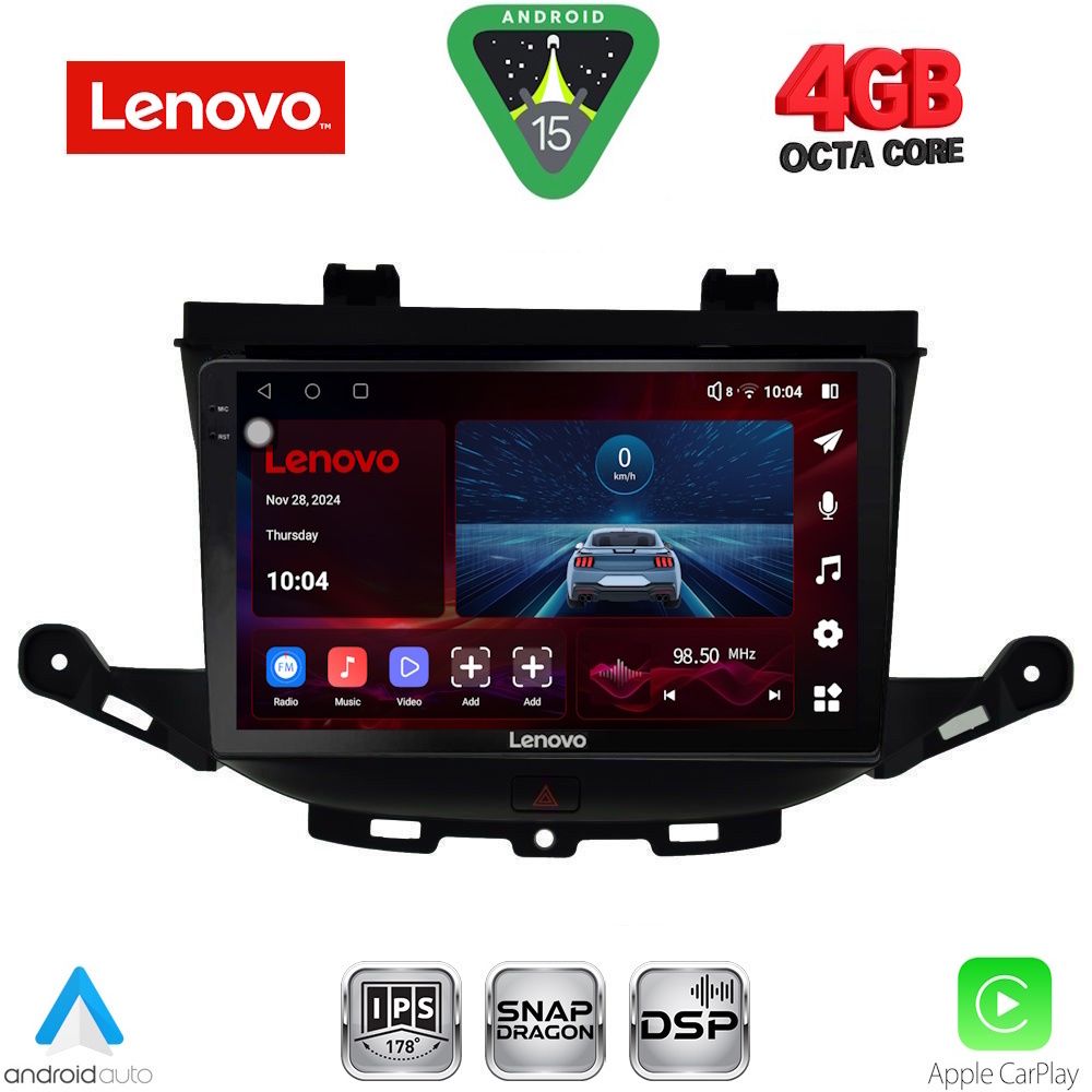 Βλησαρούλης Car Center - LENOVO SSV 9483_CPA (9inc) MULTIMEDIA TABLET for OPEL ASTRA K mod. 2015>